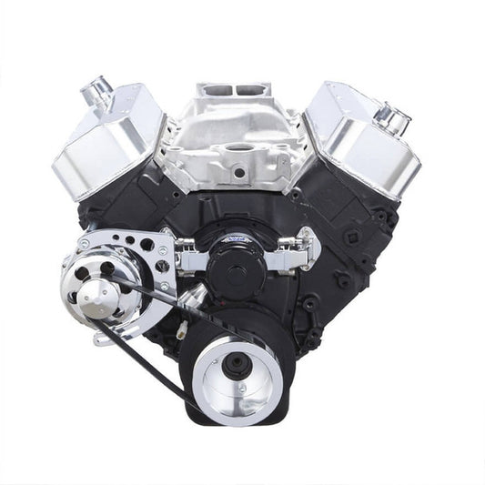 Chevy Big Block Gen. VI Serpentine Conversion Kit - Alternator Only, Electric Water Pump - Polished