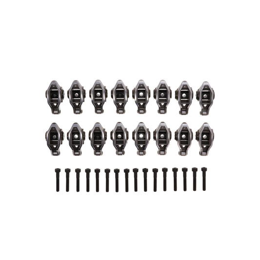 Ford Godzilla Pro Series Cast Steel Rocker Arms, 1.8 Ratio, Bronze Bushing Trunnion, Needle Bearing Tip