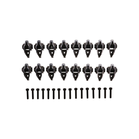Chevy LT Pro Series Cast Steel Rocker Arms, 1.8 Ratio, Needle Bearing Trunnion