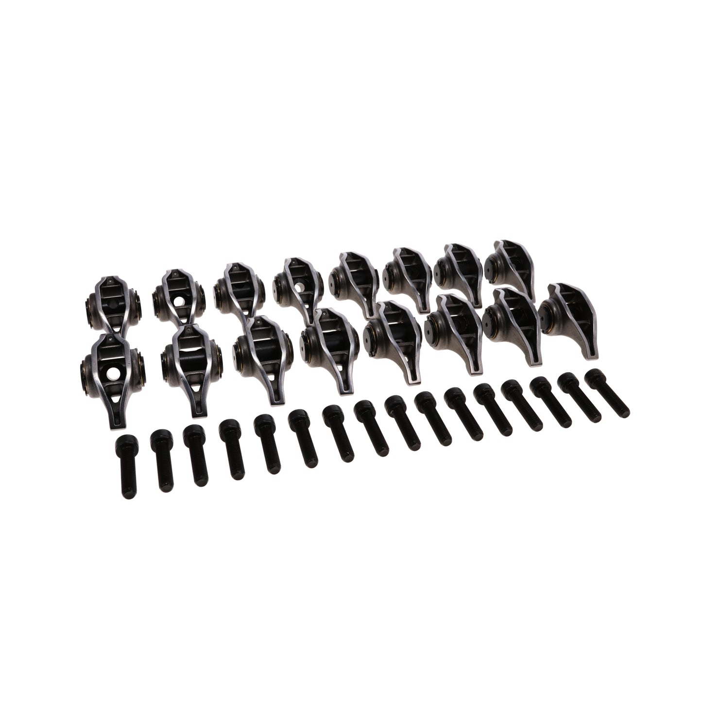 Chevy LT Pro Series Cast Steel Rocker Arms, 1.8 Ratio, Bronze Bushing Trunnion
