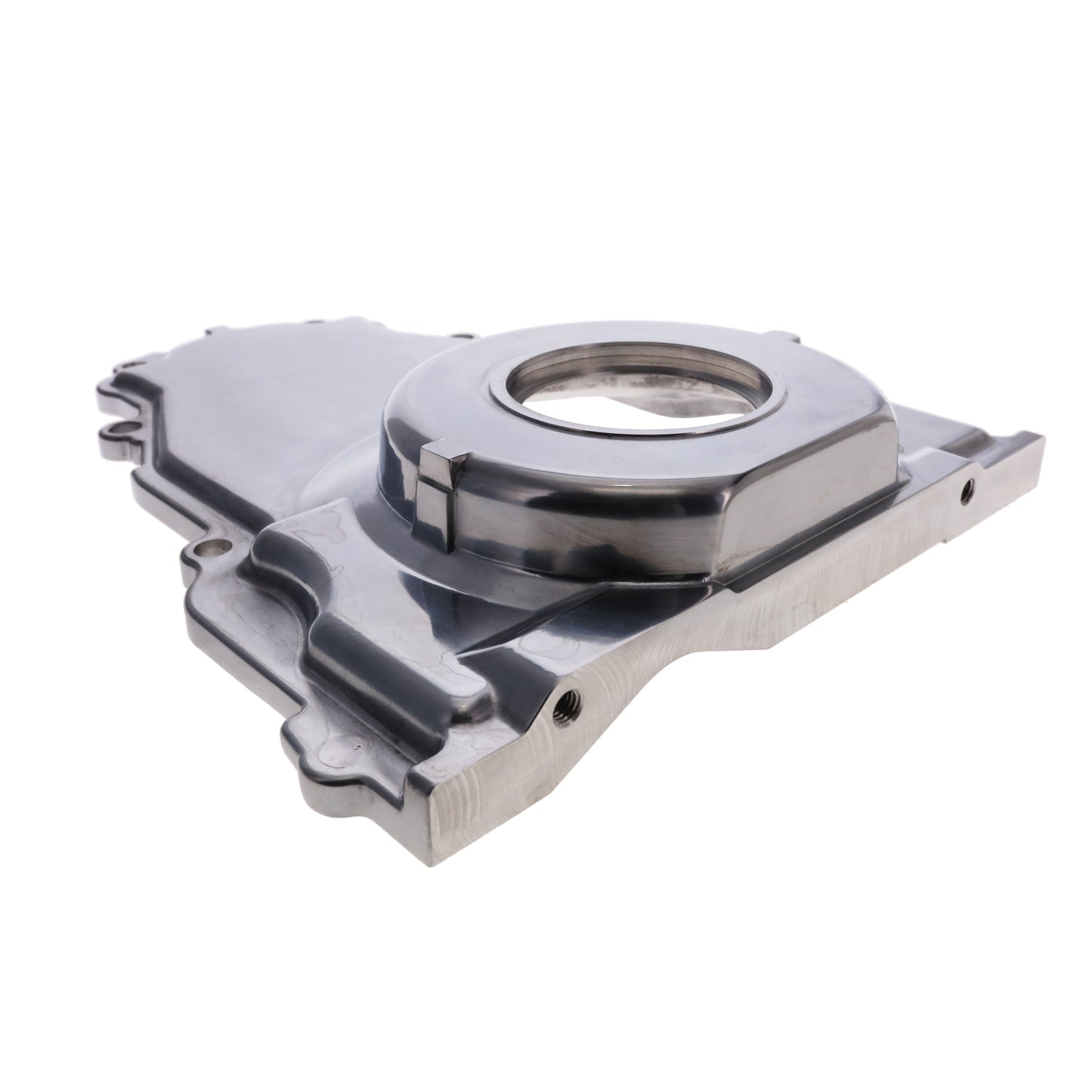 GM LS1/LS6 Polished Aluminum One-piece Timing Cover w/ Hardware