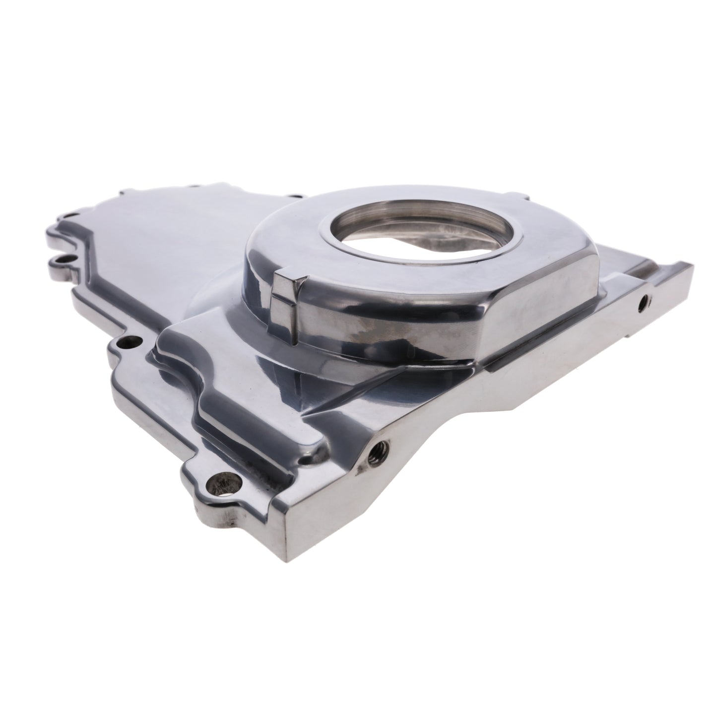GM LS1/LS6 Polished Aluminum One-piece Timing Cover w/ Hardware