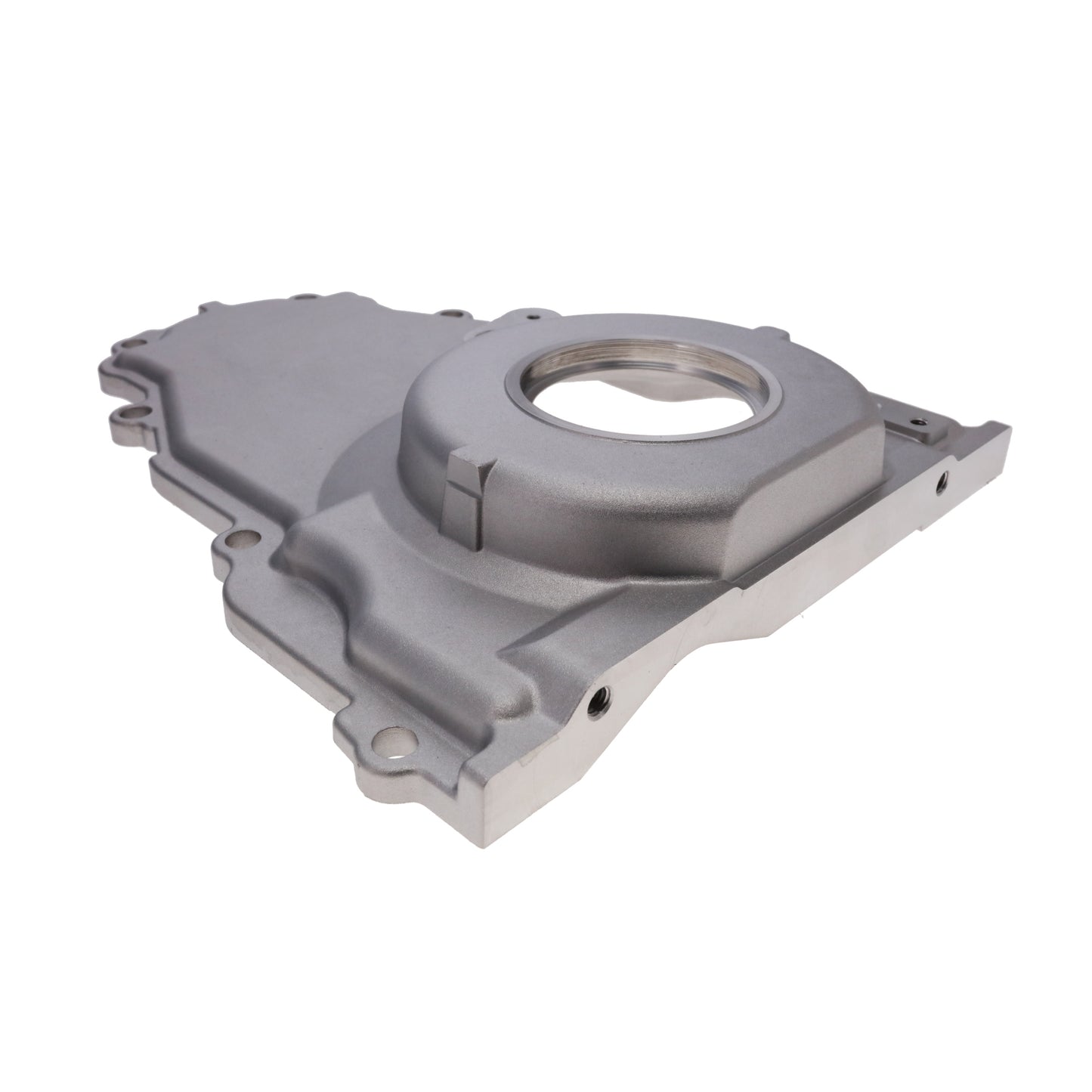 GM LS2/LS3 Satin Aluminum One-piece Timing Cover w/ Gasket & Crank Seal & Hardware