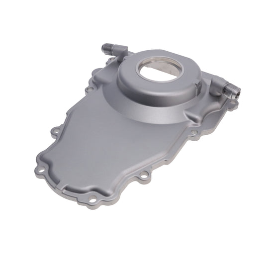 GM LS1/LS6 Satin Aluminum One-piece Timing Cover w/ Hardware
