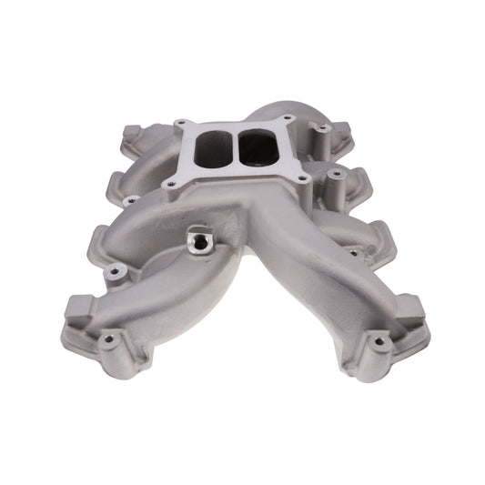 GM LS Rectangle Port Carbureted Dual Plane Aluminum Intake Manifold - Satin