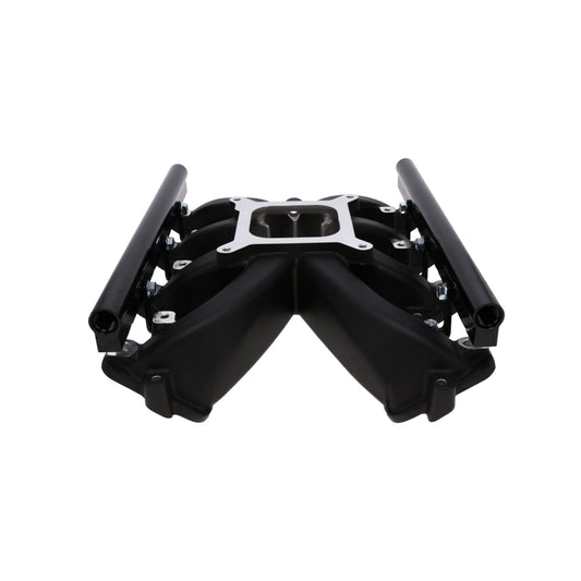 GM LS Cathedral Port EFI Single Plane Aluminum Intake Manifold - Black