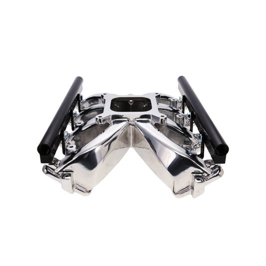 GM LS Cathedral Port EFI Single Plane Aluminum Intake Manifold - Polished