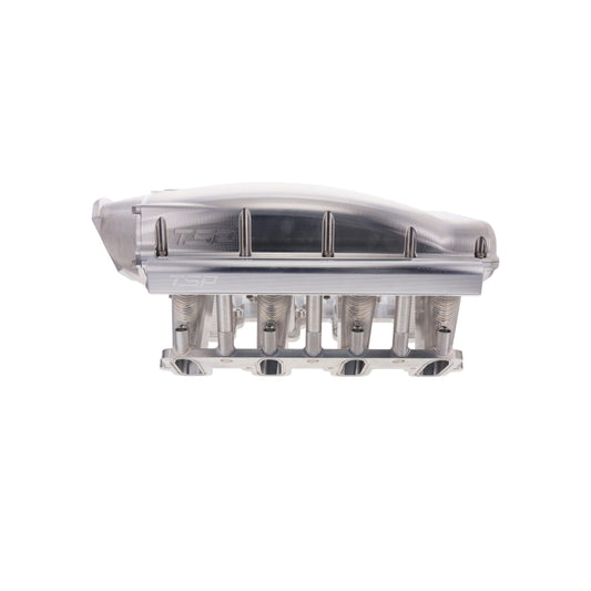 GM LS Cathedral Port V Series Billet Aluminum Mid-Rise Intake Manifold - Natural