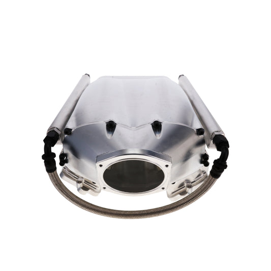 GM LS Rectangle Port V Series Billet Aluminum Low-Rise Intake Manifold - Natural