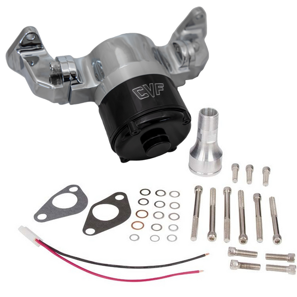 Chevy Big Block Electric Water Pump - 35 GPM - Chrome