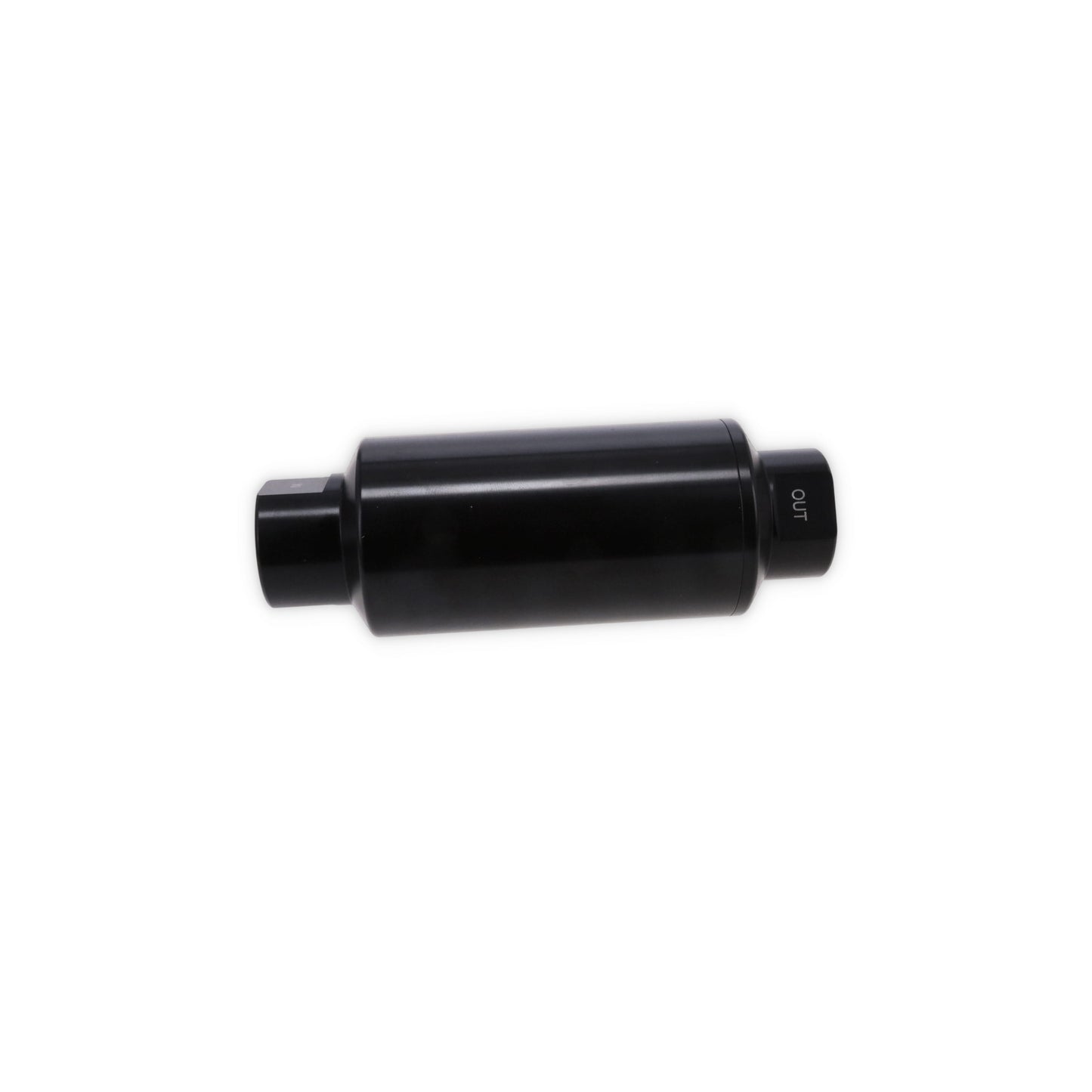 10 Micron Billet Aluminum Fuel Filter - Black