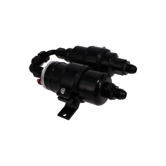 Electric Fuel Pump and Filter Kit - 10 Microns - Black