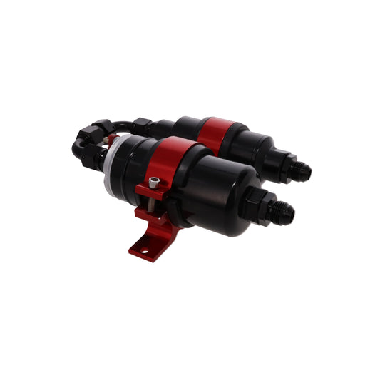 Electric Fuel Pump and Filter Kit - 10 Microns - Red