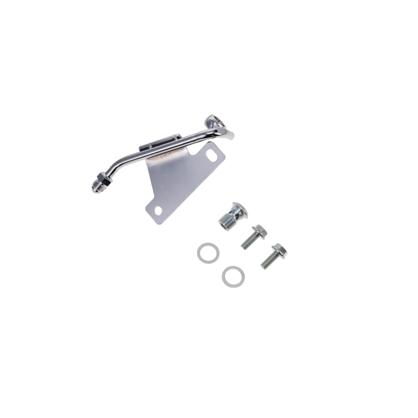GM Type II Power Steering Pump Low-Mount Hardline - Chrome