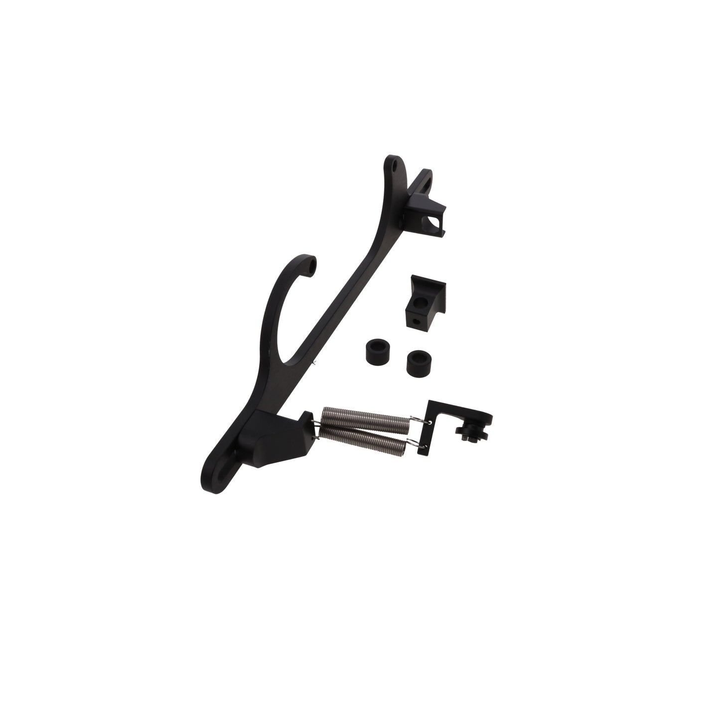 Billet Aluminum Throttle Cable Bracket - Black