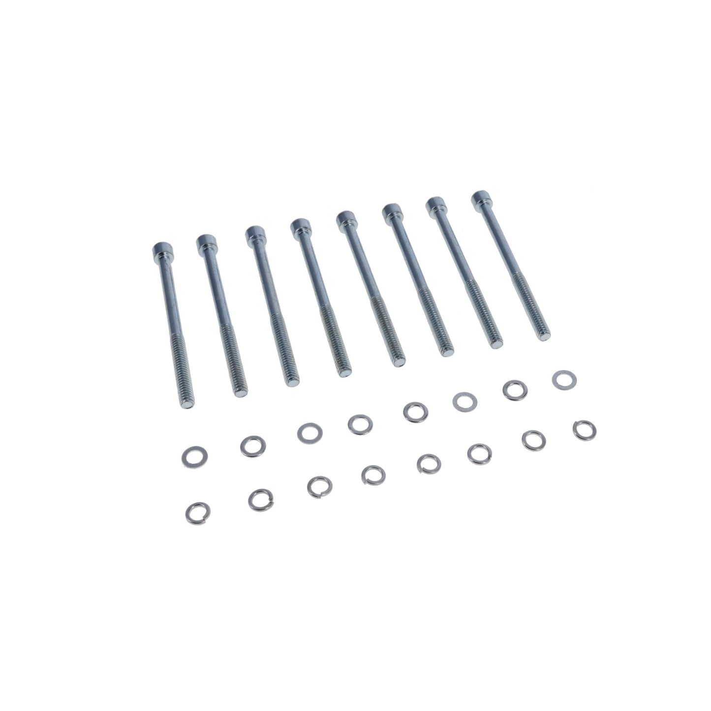Chevy Small Block Long Bolt Fabricated Aluminum Valve Covers with Breather Holes - Polished