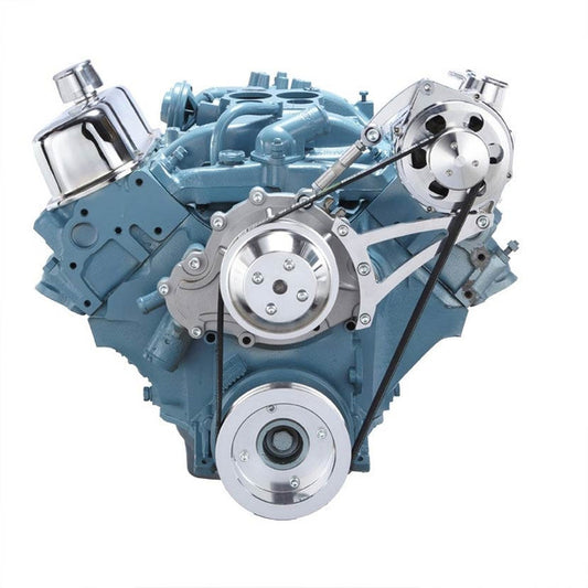 Pontiac Serpentine Conversion - Alternator Only - Polished