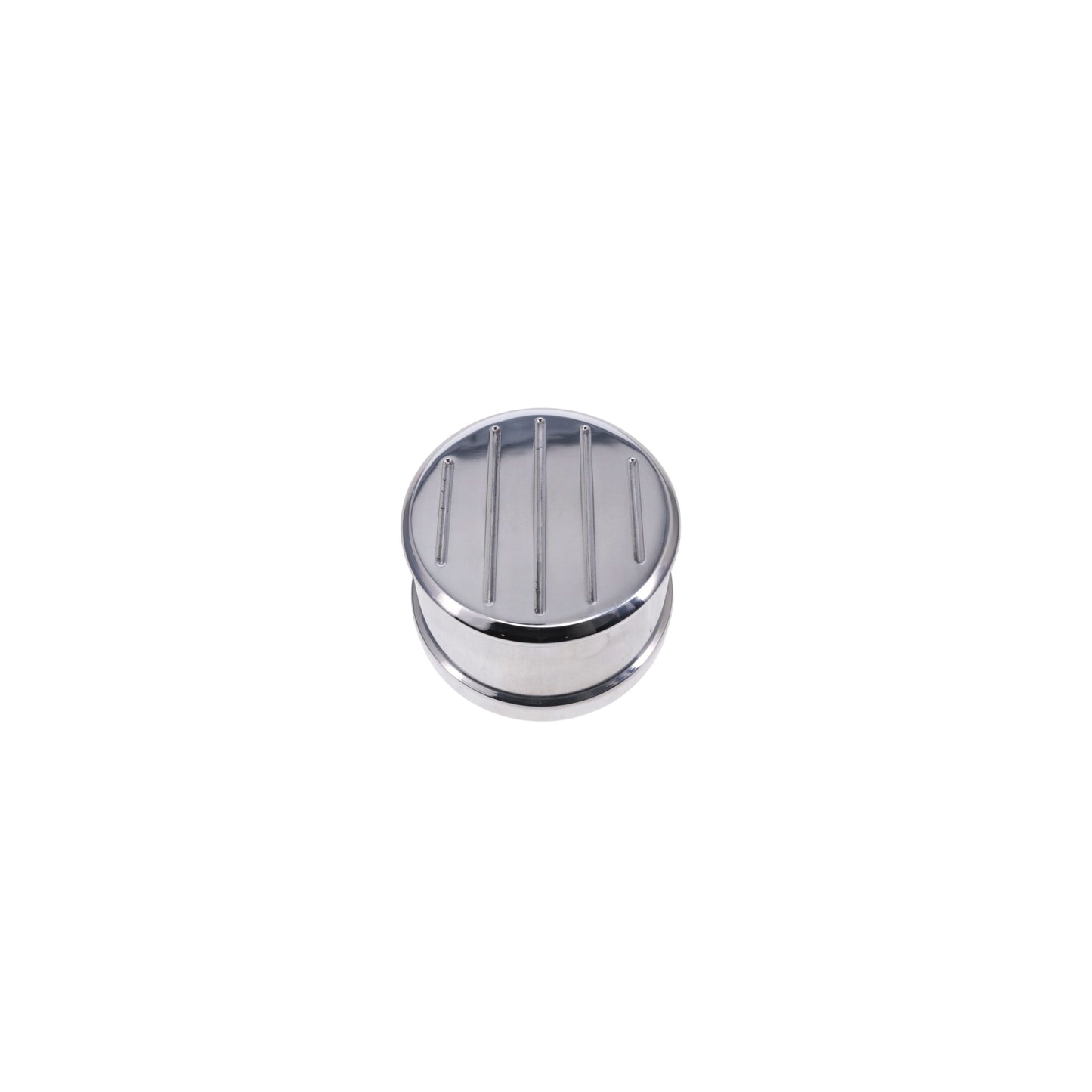 Aluminum Breather Cap, Push-In Ball-Milled - Polished