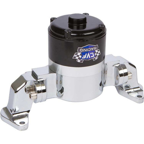 Ford 289-302-351W Small Block Electric Water Pump - 35 GPM - Chrome