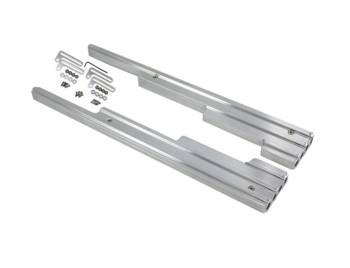 Finned Aluminum Universal Wire Looms - Polished
