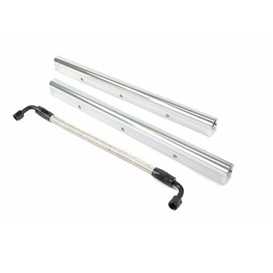 Velocity LS7 Billet Aluminum High Performance Fuel Rail Kit - Clear Anodized