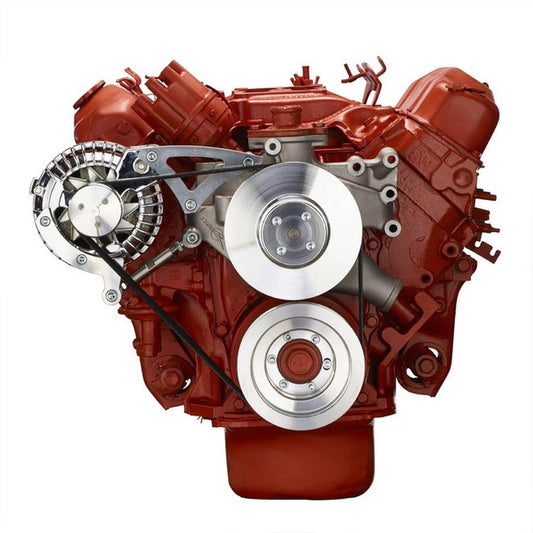 Big Block Chrysler Serpentine Conversion, Alternator Only - Polished