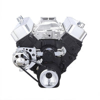 Chevy Big Block Gen. VI Serpentine Conversion Kit - Alternator Only, Electric Water Pump - Polished