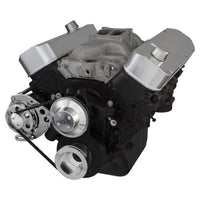 Chevy Big Block V-Belt System - Alternator Only, LWP - Polished