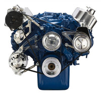 Ford 460 Serpentine System - AC, Alternator & Power Steering - Polished