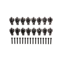 Chevy LS1/LS2/LS6 Pro Series Cast Steel Rocker Arms, 1.7 Ratio, Bronze Bushing Trunnion, Needle Bearing Tip