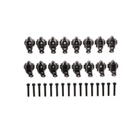 Chevy LS3/L92 Pro Series Cast Steel Rocker Arms, 1.7 Ratio, Needle Bearing Trunnion, Needle Bearing Tip
