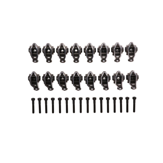 Chevy LS3/L92 Pro Series Cast Steel Rocker Arms, 1.7 Ratio, Needle Bearing Trunnion, Needle Bearing Tip