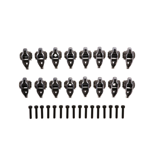 Chevy LT Pro Series Cast Steel Rocker Arms, 1.8 Ratio, Bronze Bushing Trunnion