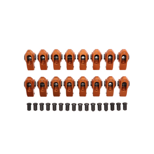 Chevy Small Block 6061-T6 Aluminum 1.6 Ratio 3/8" Roller Rocker Arms