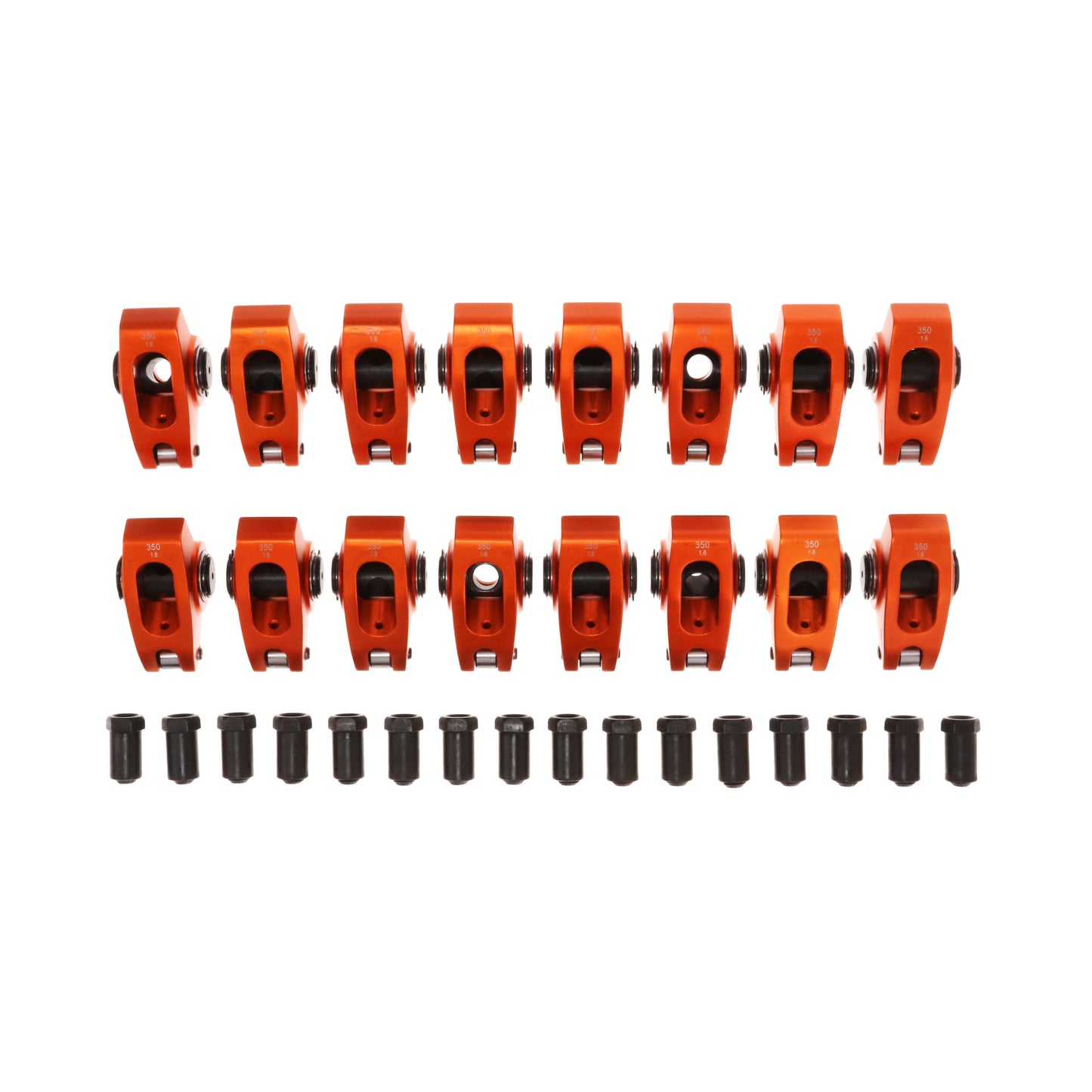 Chevy Small Block 6061-T6 Aluminum 1.6 Ratio 7/16" Roller Rocker Arms