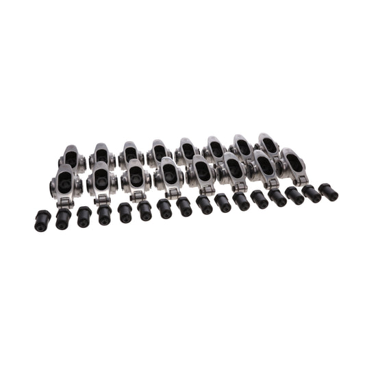 Chevy Small Block Pro Series Stainless Steel 1.6 Ratio 3/8" Needle Bearing Roller Rocker Arms