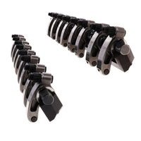 Chevy LS1 Stainless Steel Shaft Pro Series Rocker Arm System, 1.7 Ratio, Needle Bearing Trunnion, Needle Bearing Tip