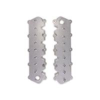 Top Street Performance V Series Ford 7.3L Godzilla Billet Aluminum Valve Covers with Coil Covers - Natural - side view