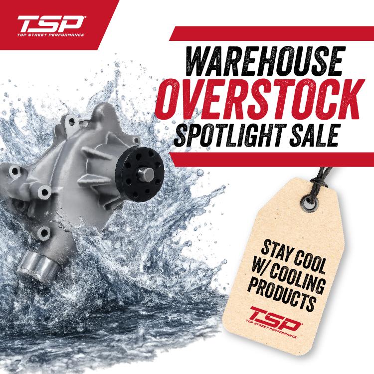 Warehouse Overstock Spotlight Sale – cooling products and water pumps