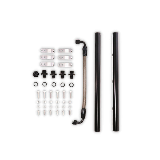 Velocity LS1/LS2/LS6 Billet Aluminum High Performance Fuel Rail Kit - Black