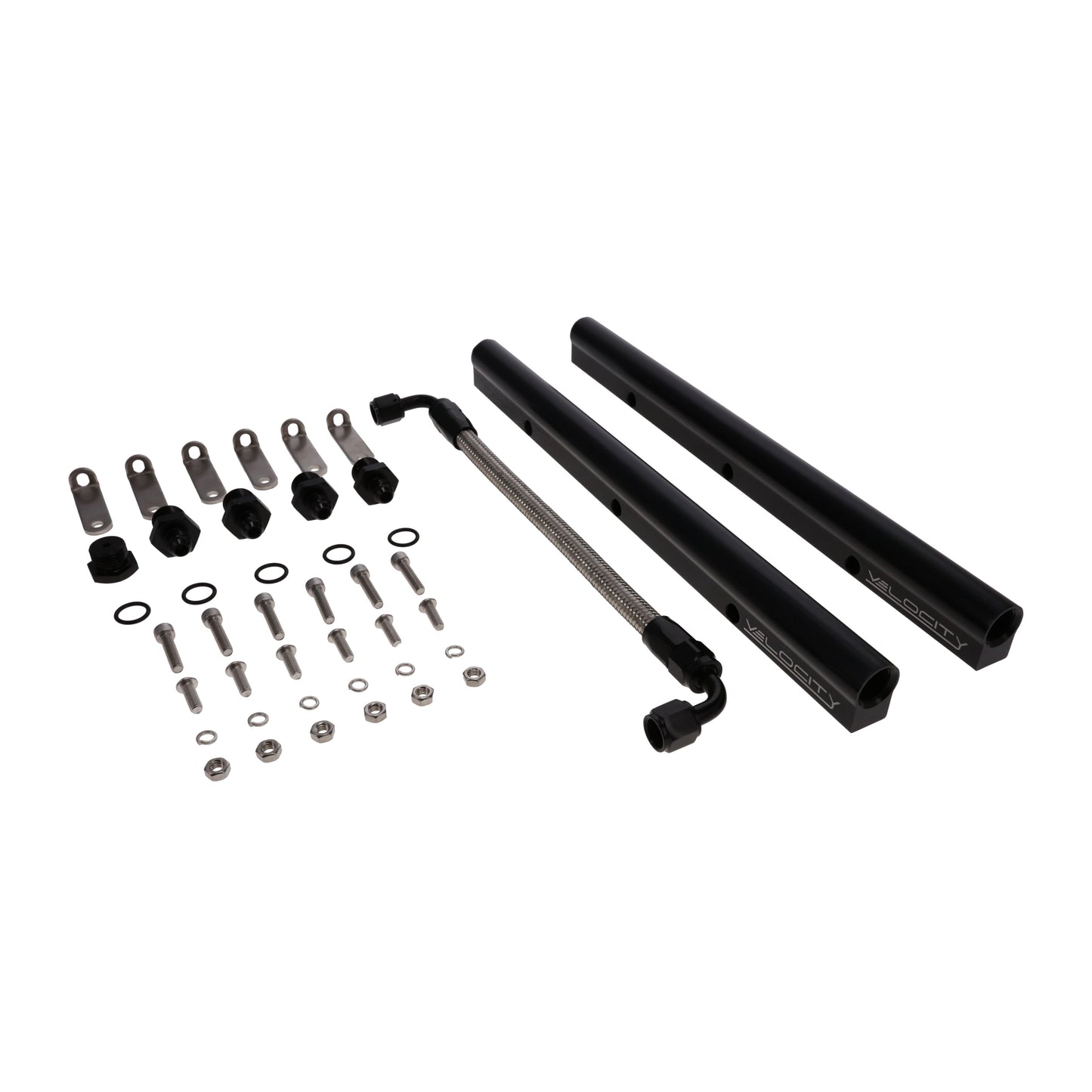 Velocity LS3/L92 Billet Aluminum High Performance Fuel Rail Kit - Black