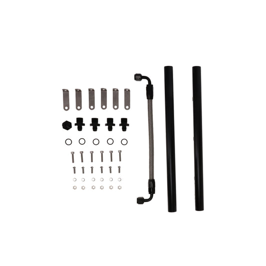 Velocity LS3/L92 Billet Aluminum High Performance Fuel Rail Kit - Black