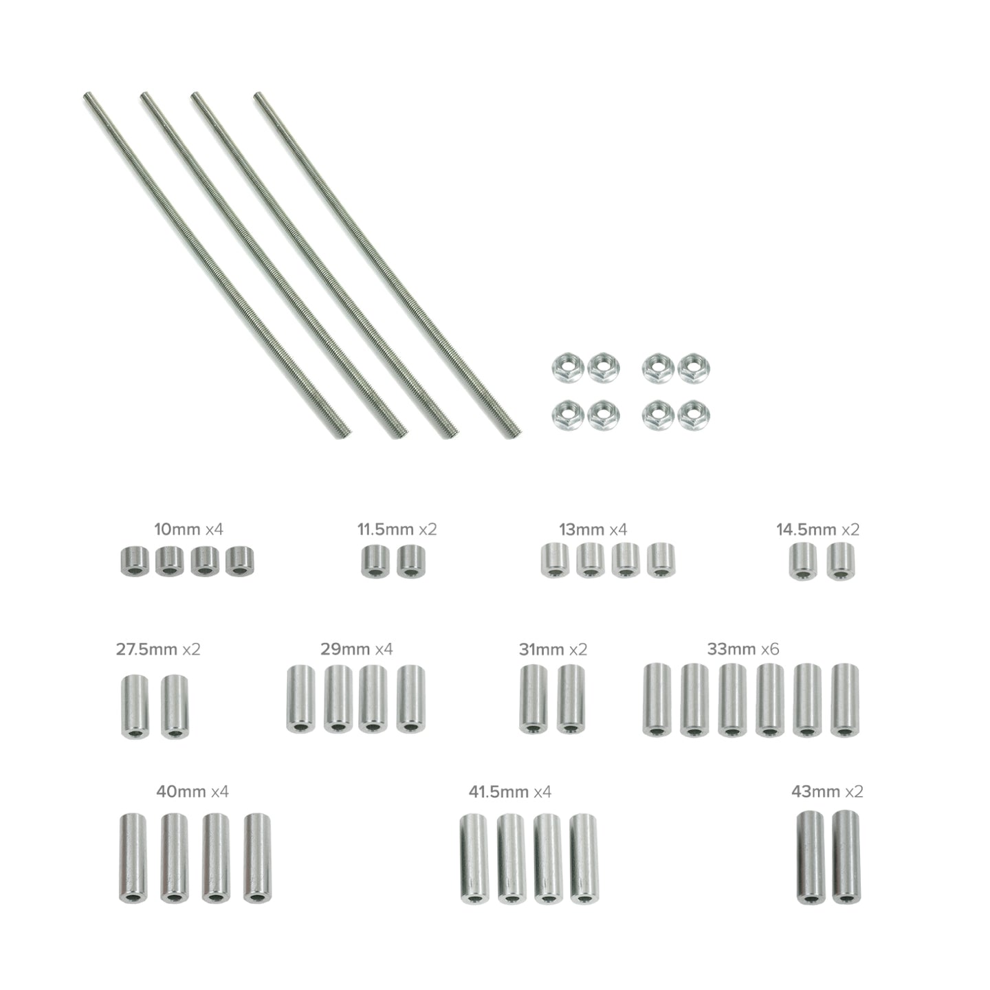 Close-up of TSP Tsp Velocity Ford Coyote O Ring Hardware Kit - Precision Engineering