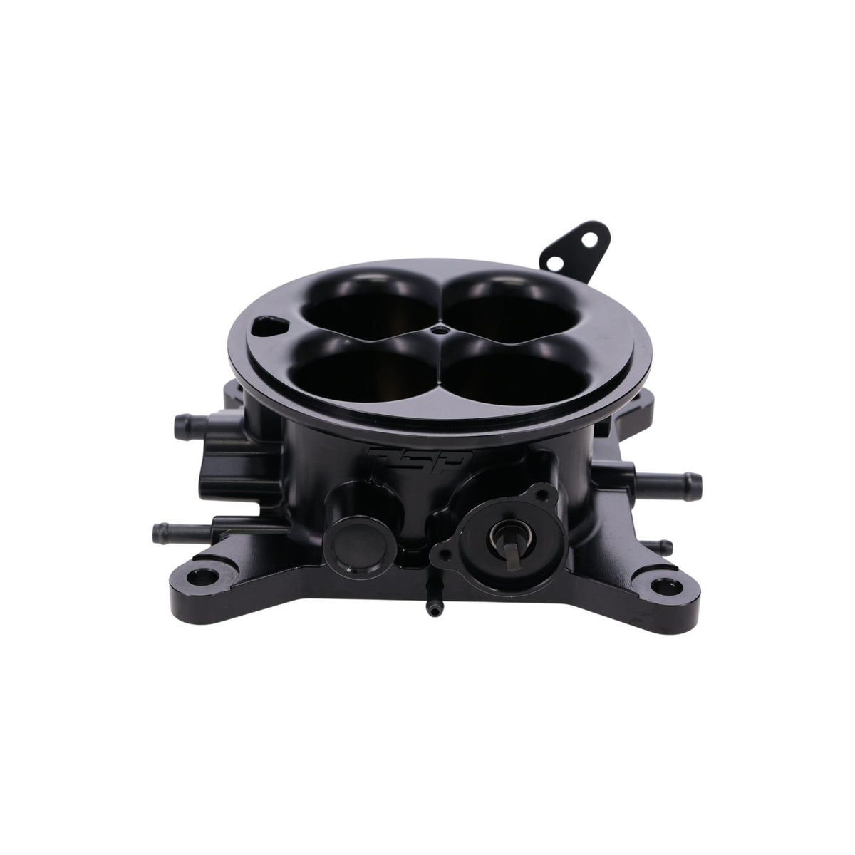 Universal 4-Barrel EFI Billet Aluminum Throttle Body - Black