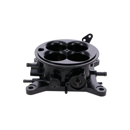 Universal 4-Barrel EFI Billet Aluminum Throttle Body - Black
