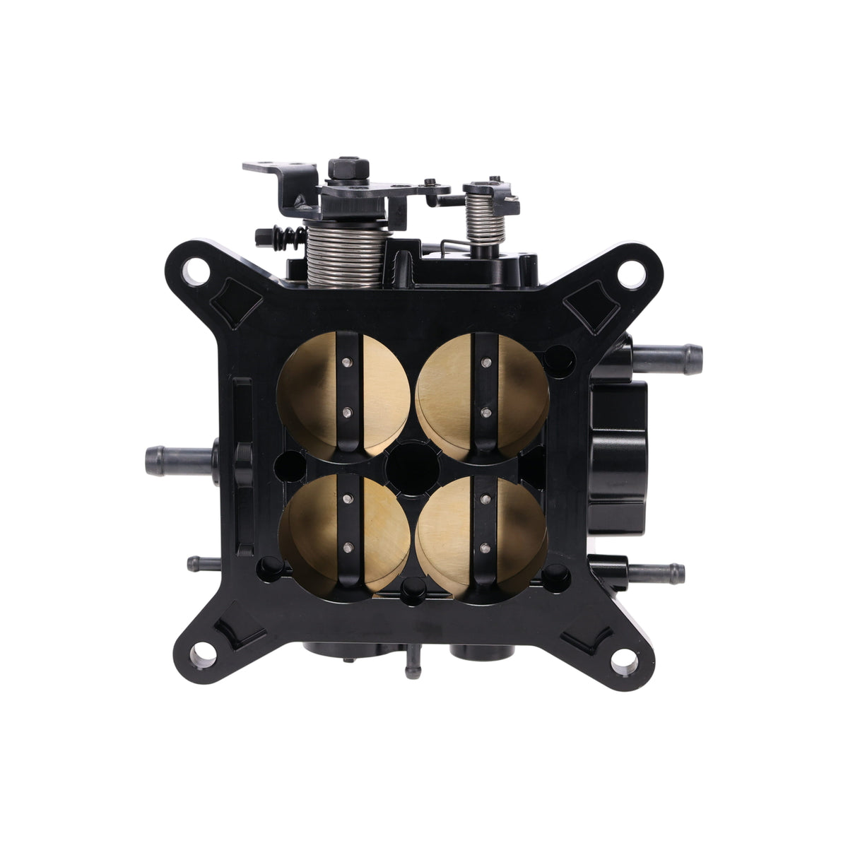 Universal 4-Barrel EFI Billet Aluminum Throttle Body - Black