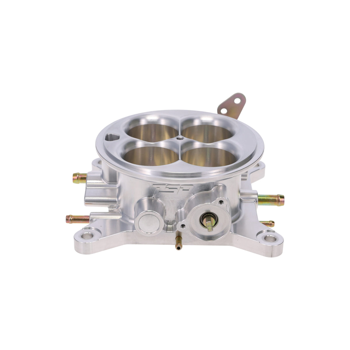 Universal 4-Barrel EFI Billet Aluminum Throttle Body - Natural