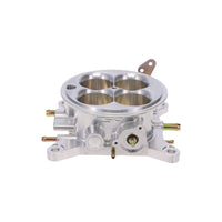 Universal 4-Barrel EFI Billet Aluminum Throttle Body - Natural