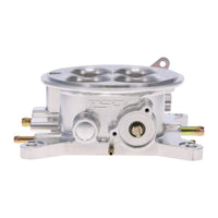 Universal 4-Barrel EFI Billet Aluminum Throttle Body - Natural