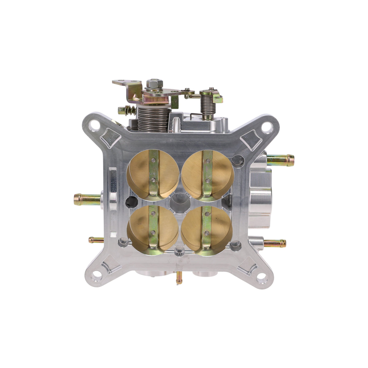 Universal 4-Barrel EFI Billet Aluminum Throttle Body - Natural